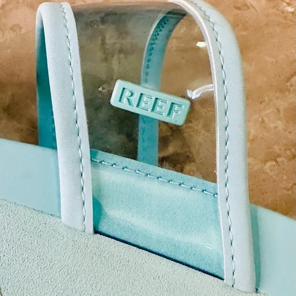 REEF Sandals Womens Size 10 Vista Hi-Energy Blue Slip On Slide Comfort NEW - Picture 4 of 9